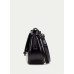 Luxusná kožená dámska čierna crossbody kabelka Luxusná kožená dámska čierna crossbody kabelka