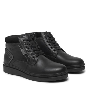 Lee Cooper pánske zimné topánky čierne