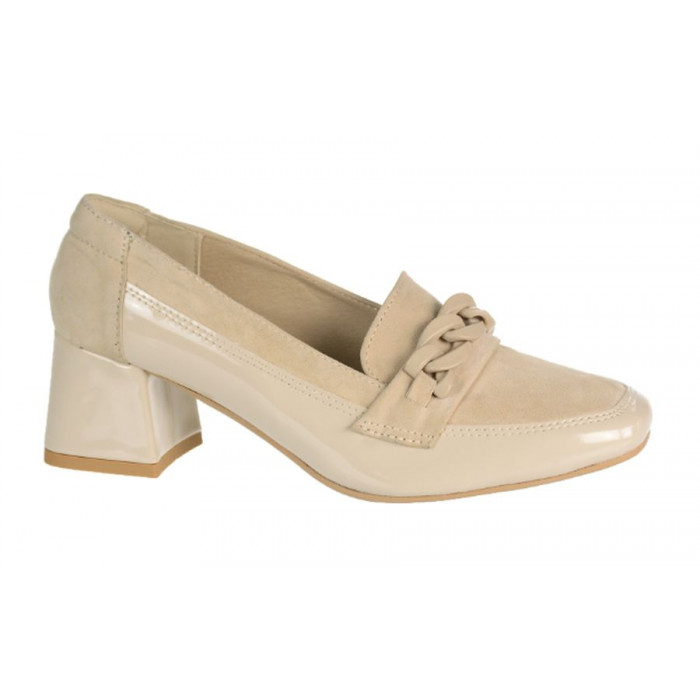 Dámske béžové mokasíny Olivia Shoes z brúsenej kože Dámske béžové mokasíny Olivia Shoes z brúsenej kože