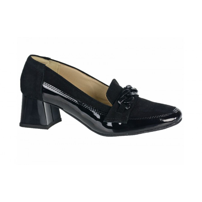 Dámske čierne mokasíny Olivia Shoes z brúsenej kože Dámske čierne mokasíny Olivia Shoes z brúsenej kože