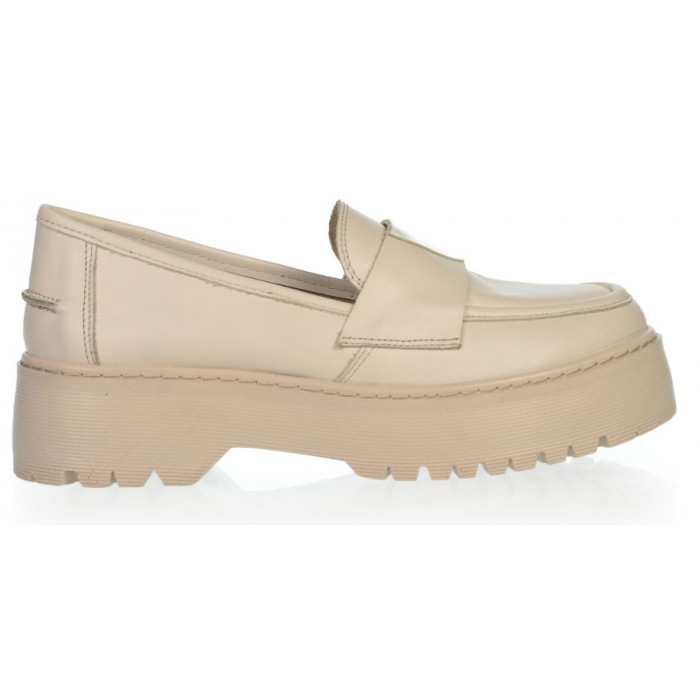 Dámske kožené mokasíny Olivia Shoes v béžovej farbe Dámske kožené mokasíny Olivia Shoes v béžovej farbe