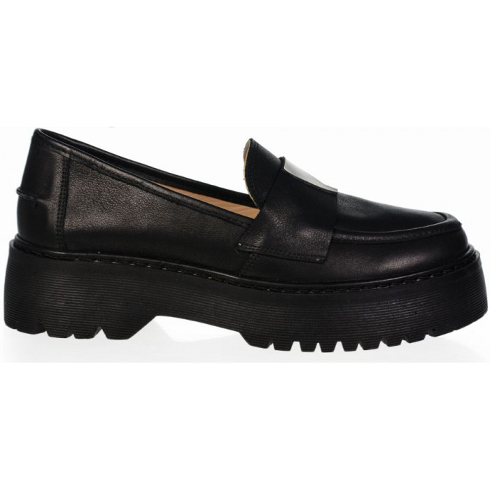 Dámske kožené mokasíny Olivia Shoes v čiernej farbe Dámske kožené mokasíny Olivia Shoes v čiernej farbe