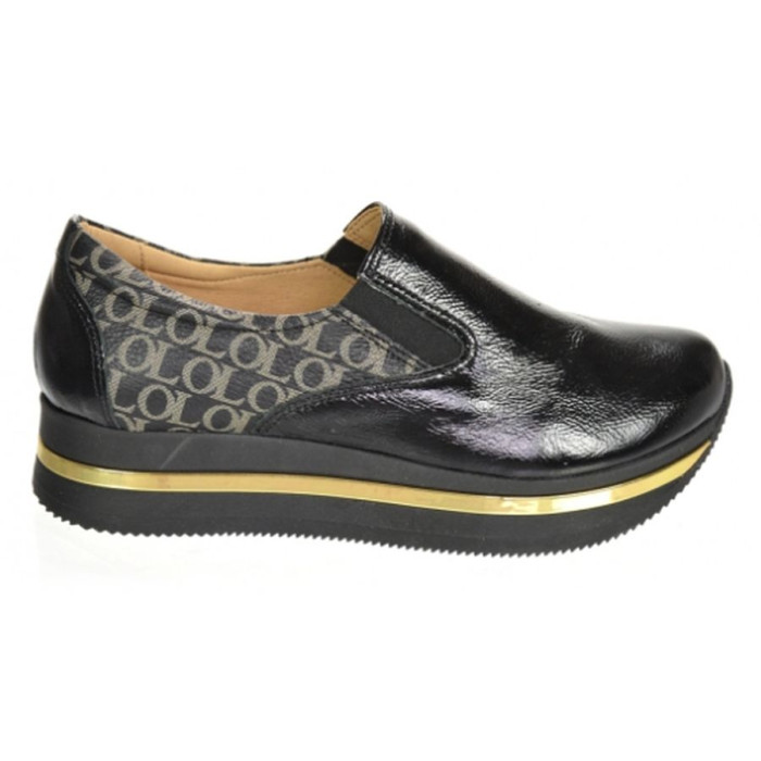 Olivia shoes poltopánky čierne lakované Olivia shoes poltopánky čierne lakované