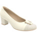 Pohodlné lodičky Piccadilly white natural Pohodlné lodičky Piccadilly white natural