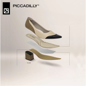 Lodičky Piccadilly na vysokom podpätku-oranžové