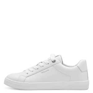 Dámske biele sneakers Tamaris