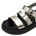 Dámske metalické sandále Tamaris na platforme Dámske metalické sandále Tamaris na platforme
