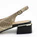 Dámske zlaté slingback lodičky Guero Dámske zlaté slingback lodičky Guero