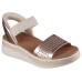 Dámske metalické sandále Skechers na platforme Dámske metalické sandále Skechers na platforme