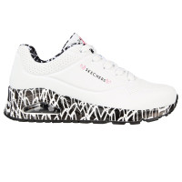 Dámske tenisky Uno- Loving Love Skechers biele