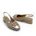 Dámske rúžové slingback lodičky Piccadilly s metalickou špičkou Dámske rúžové slingback lodičky Piccadilly s metalickou špičkou