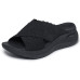 Dámske čierne šľapky sKechers Arch Fit Dámske čierne šľapky sKechers Arch Fit