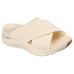 Dámske biele šľapky Skechers Arch Fit Dámske biele šľapky Skechers Arch Fit
