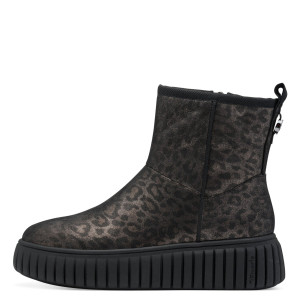 Kotníkové čižmy  Tamaris s leopardím vzorom