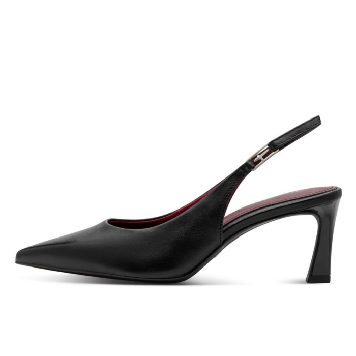Dámske slingback čierne lodičky Tamaris Dámske slingback čierne lodičky Tamaris