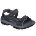 Pánske pohodlné sandále na suchý zips Skechers čierne Pánske pohodlné sandále na suchý zips Skechers čierne