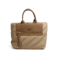 Dámska prešívaná shopper kabelka Pepe Moll tan Dámska prešívaná shopper kabelka Pepe Moll tan
