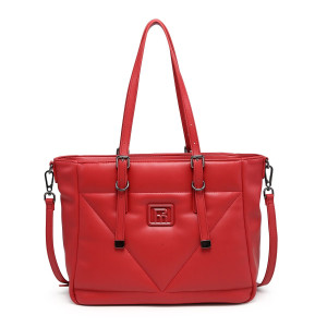 Dámska červená shopper kabelka Pepe moll