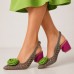 Dámske slingback lodičky Kordel s ružou Dámske slingback lodičky Kordel s ružou