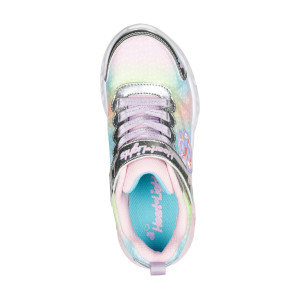 Dievčenské Flutter Heart Lights Skechers led viacfarebné