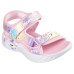 Dievčenské led sandále Unicorn Dreams Skechers ružové Dievčenské led sandále Unicorn Dreams Skechers ružové
