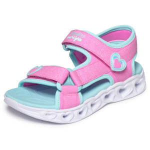 Dievčenské svietiace sandále Skechers