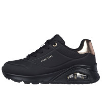 Dámske čierne tenisky Skechers Uno Gen1 Shimmer Away