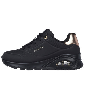 Dámske čierne tenisky Skechers Uno Gen1 Shimmer Away