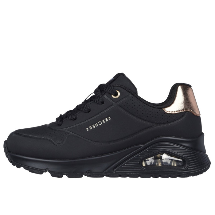 Dámske čierne tenisky Skechers Uno Gen1 Shimmer Away Dámske čierne tenisky Skechers Uno Gen1 Shimmer Away
