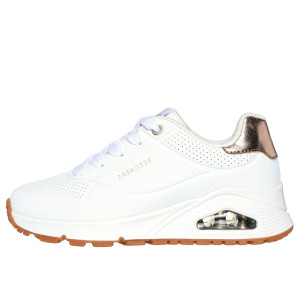 Dámske biele tenisky Skechers Uno Gen1 Shimmer Away