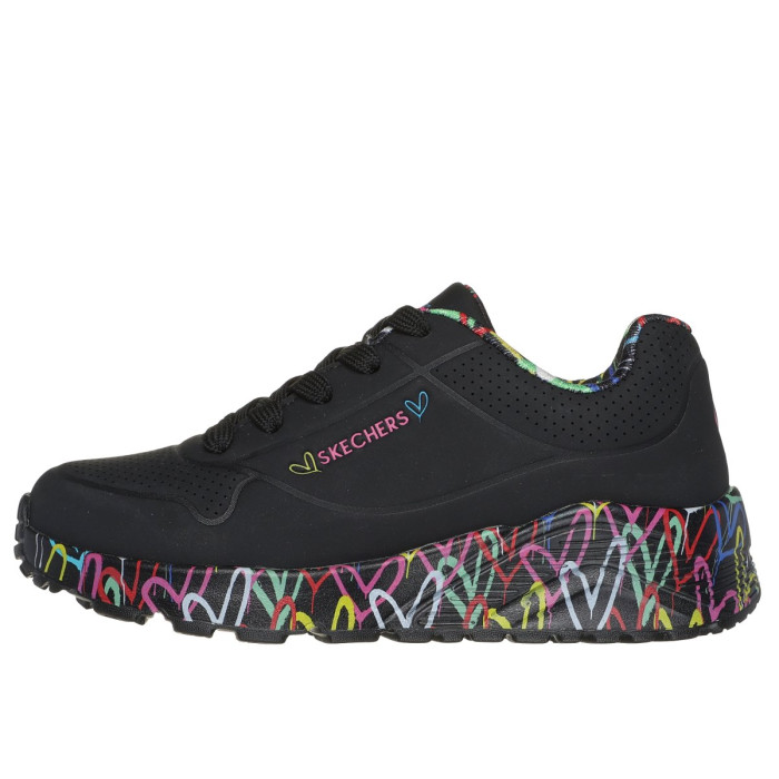 Dievčenské čierne tenisky Skechers Lovely Luv Dievčenské čierne tenisky Skechers Lovely Luv