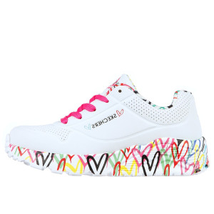 Dievčenské biele tenisky Skechers Lovely Luv