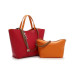 Dámska červená shopper kabelka Tamaris Dámska červená shopper kabelka Tamaris
