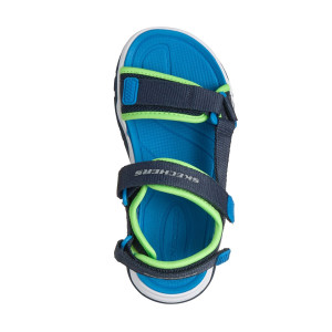 Chlapčenské športové modré sandále Skechers