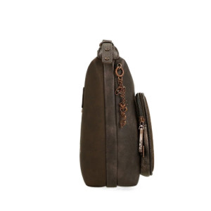 Dámska hnedá crossbody kabelka Anekke