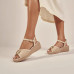 Dámske nude sandále Piccadilly s ozdobou Dámske nude sandále Piccadilly s ozdobou