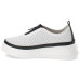 Dámske biele slip-on mokasíny Artiker Dámske biele slip-on mokasíny Artiker