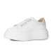 Dámske biele sneakers Artiker na platforme Dámske biele sneakers Artiker na platforme