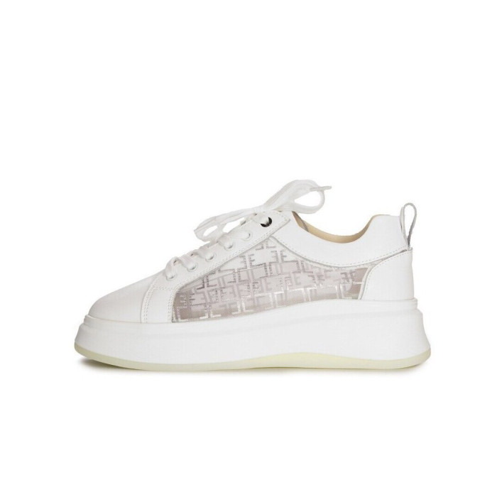 Dámske biele sneakers Artiker s priesvitným panelom Dámske biele sneakers Artiker s priesvitným panelom