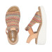 Dámske sandále Rieker multicolor Dámske sandále Rieker multicolor
