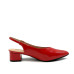 Dámske výrazné červené slingback lodičky Piccadilly Dámske výrazné červené slingback lodičky Piccadilly