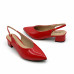 Dámske výrazné červené slingback lodičky Piccadilly Dámske výrazné červené slingback lodičky Piccadilly