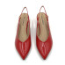 Dámske výrazné červené slingback lodičky Piccadilly Dámske výrazné červené slingback lodičky Piccadilly