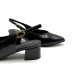 Dámske čierne slingback lodičky Piccadilly Dámske čierne slingback lodičky Piccadilly