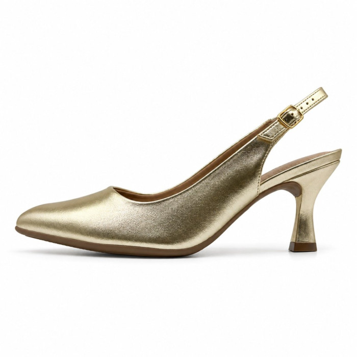 Dámske slingback lodičky zlaté Dámske slingback lodičky zlaté