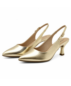Dámske slingback lodičky zlaté Dámske slingback lodičky zlaté