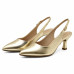 Dámske slingback lodičky zlaté Dámske slingback lodičky zlaté
