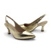 Dámske slingback lodičky zlaté Dámske slingback lodičky zlaté