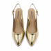 Dámske slingback lodičky zlaté Dámske slingback lodičky zlaté