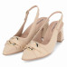 Dámske béžové slingback lodičky Piccadilly na vyššom podpätku Dámske béžové slingback lodičky Piccadilly na vyššom podpätku